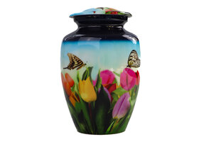 Vlinder sky urn - medium