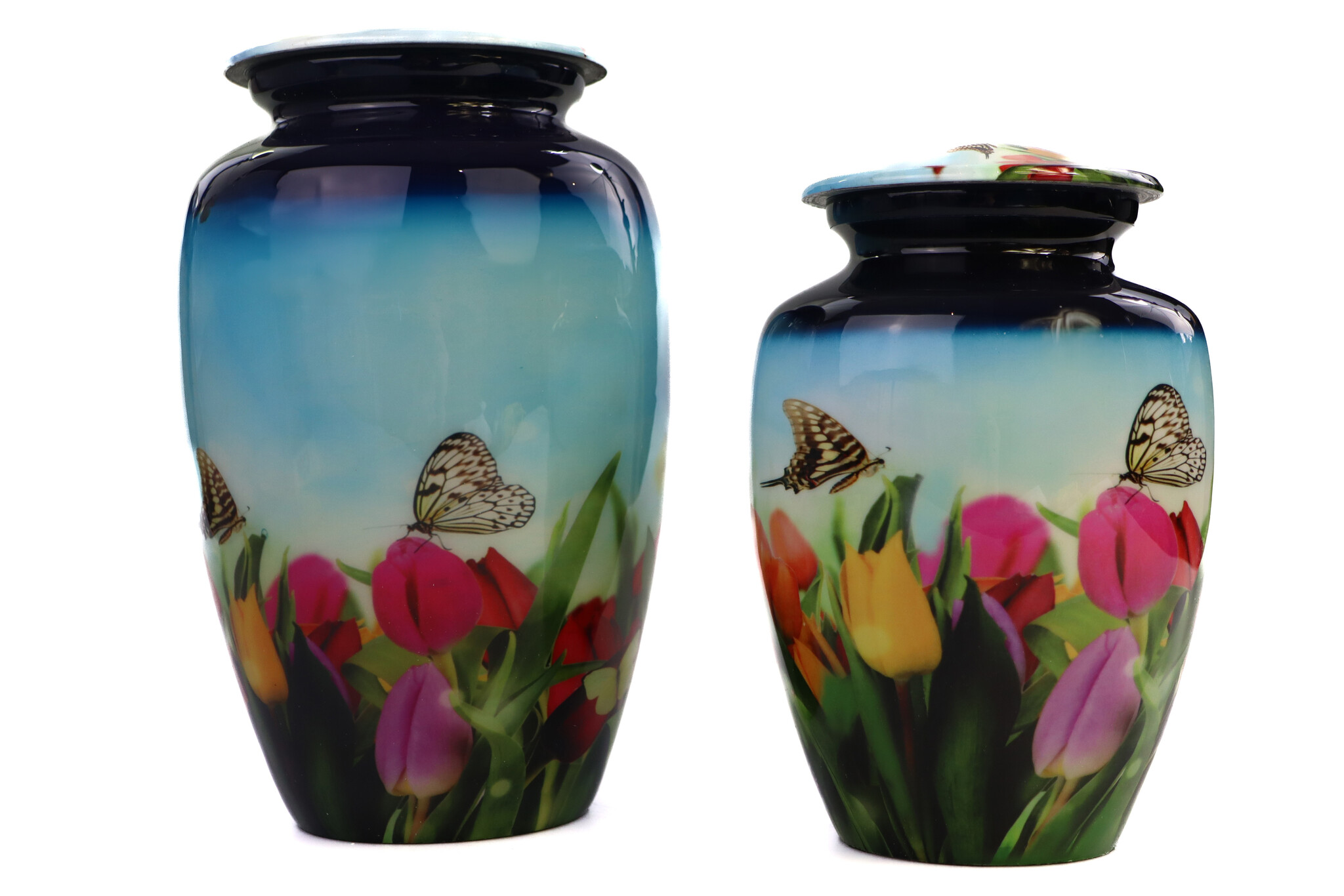 Vlinder sky urn - medium