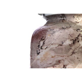 Urn met grijs marmereffect - medium