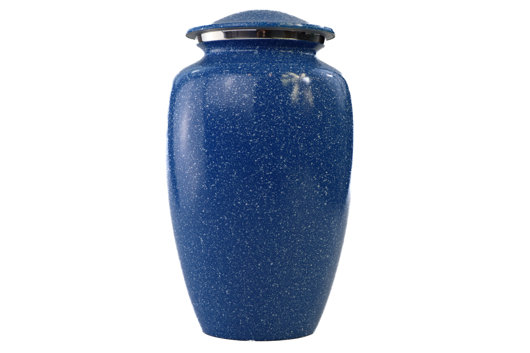 Urn met blauw hardsteen effect - groot