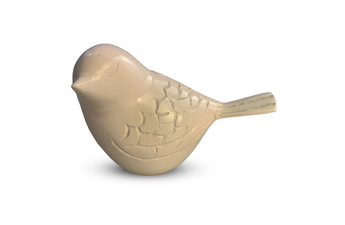 Vogel urn - zachtroze