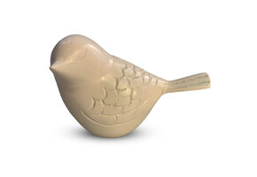 Vogel urn - zachtroze