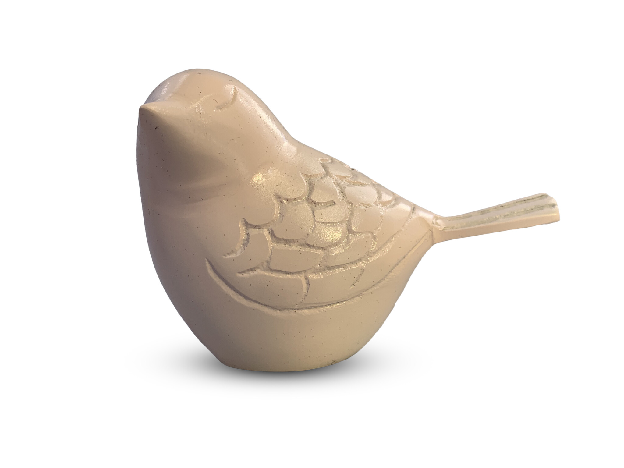 Vogel urn - zachtroze