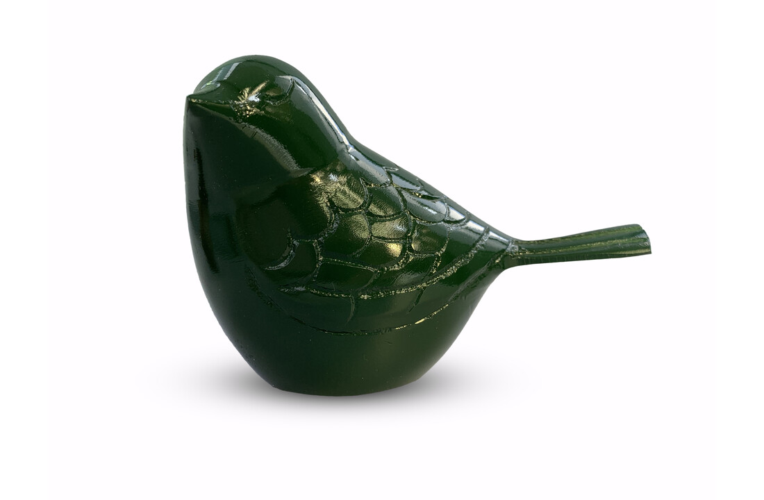 Vogel urn - groen
