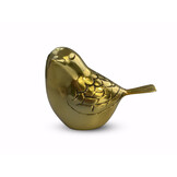 Vogel urn - goudkleurig