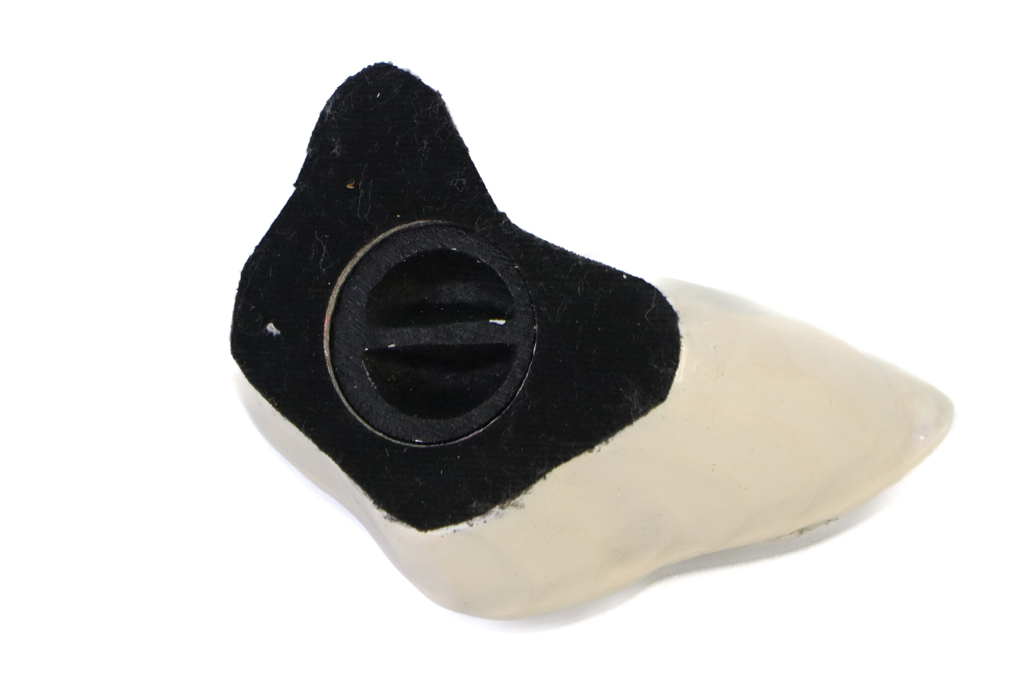 Vlinder mini urn - wit creme