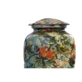 Bonte bloemenurn - groot