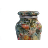 Bonte bloemenurn - mini