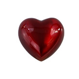 Rood hart mini urn