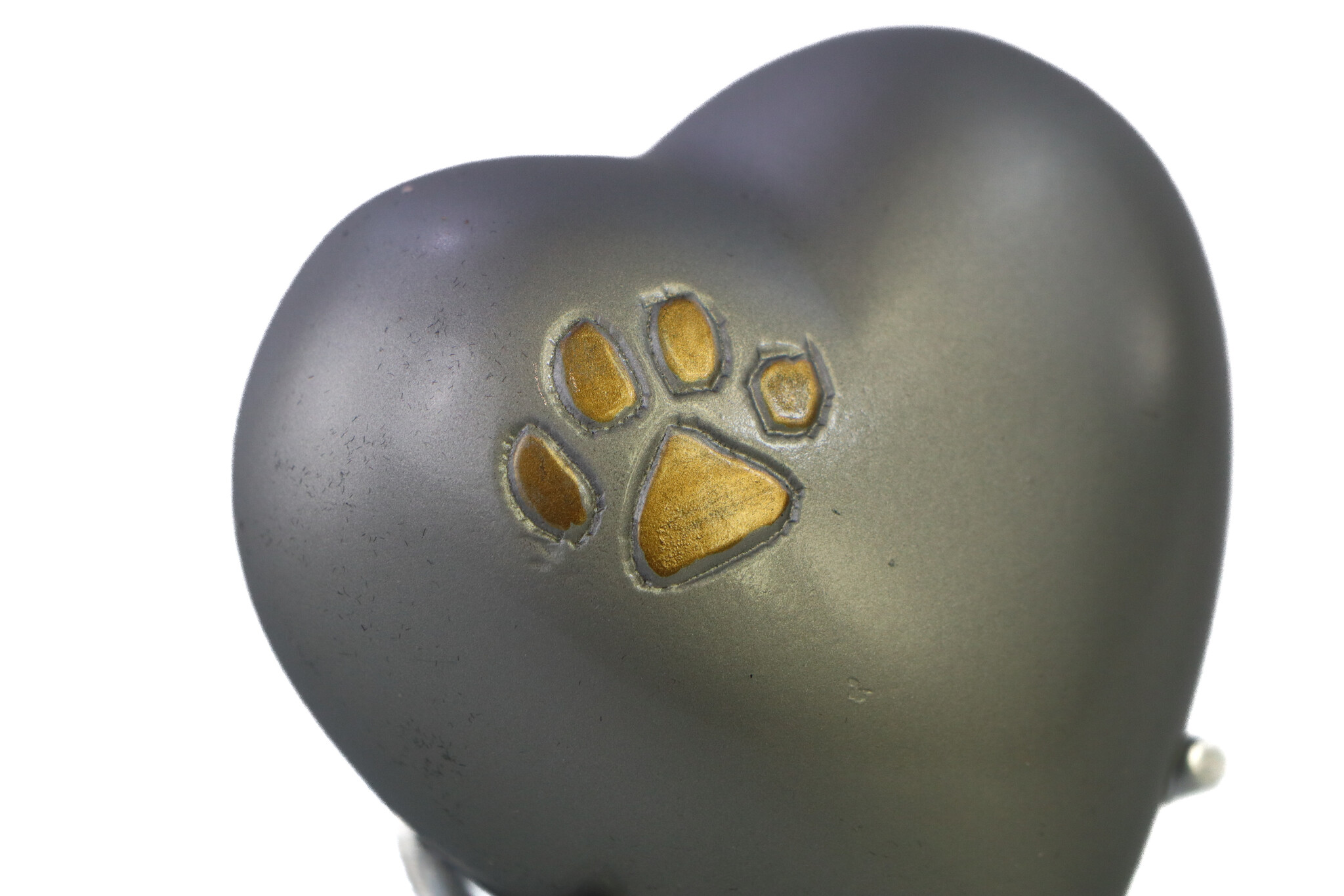 Hart met huisdieren pootje - mini urn