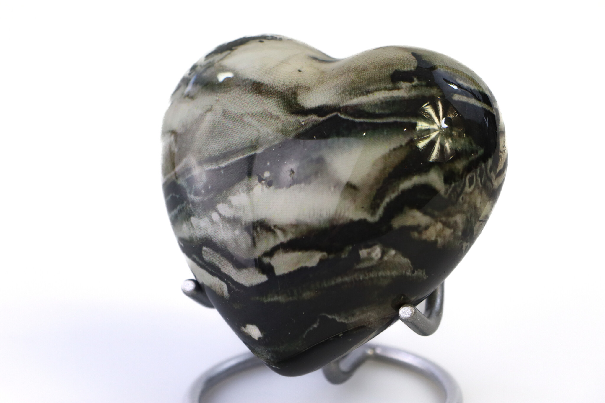 Marmeren hart mini urn