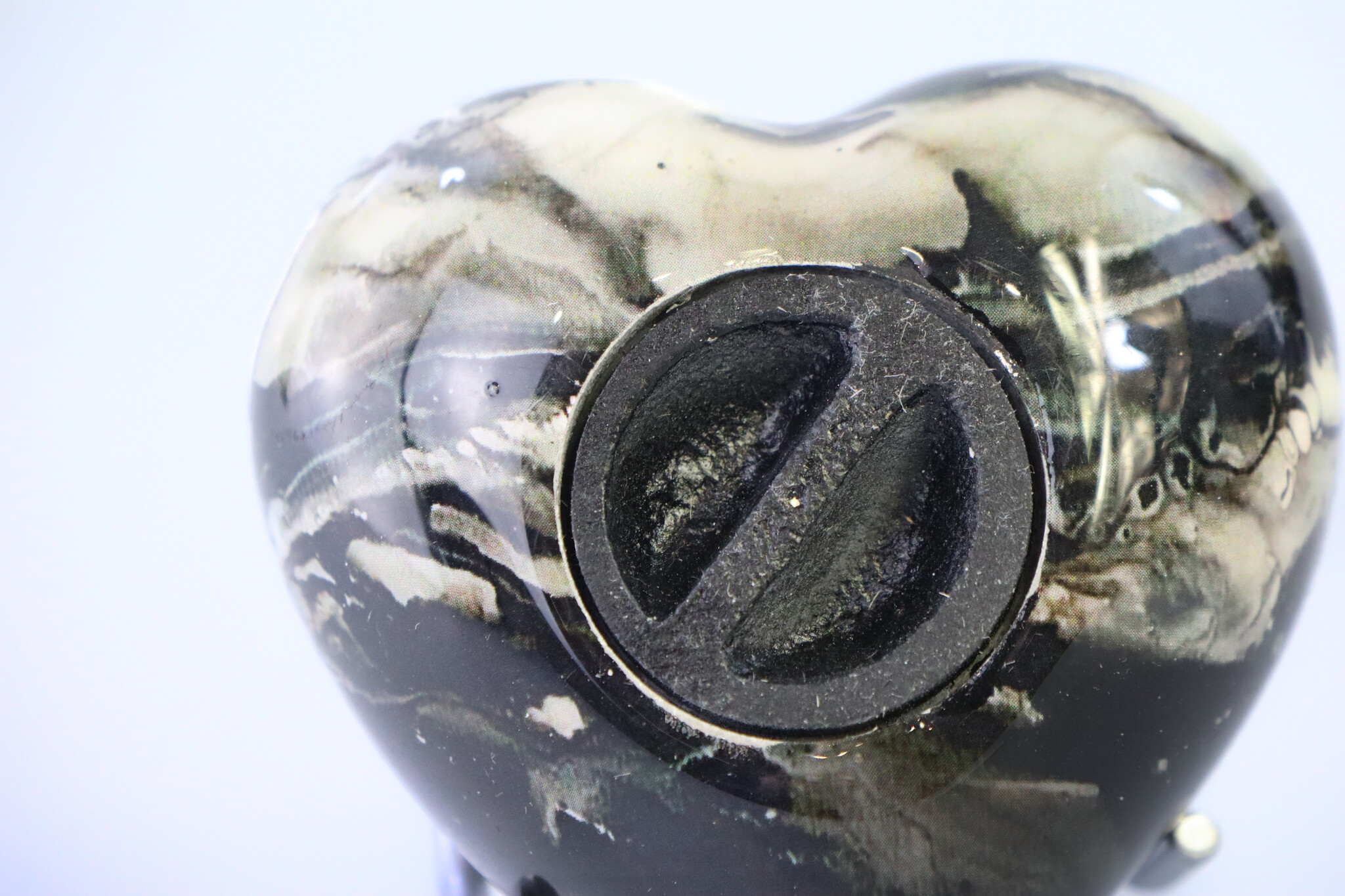 Marmeren hart mini urn