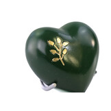 Groen hart mini urn