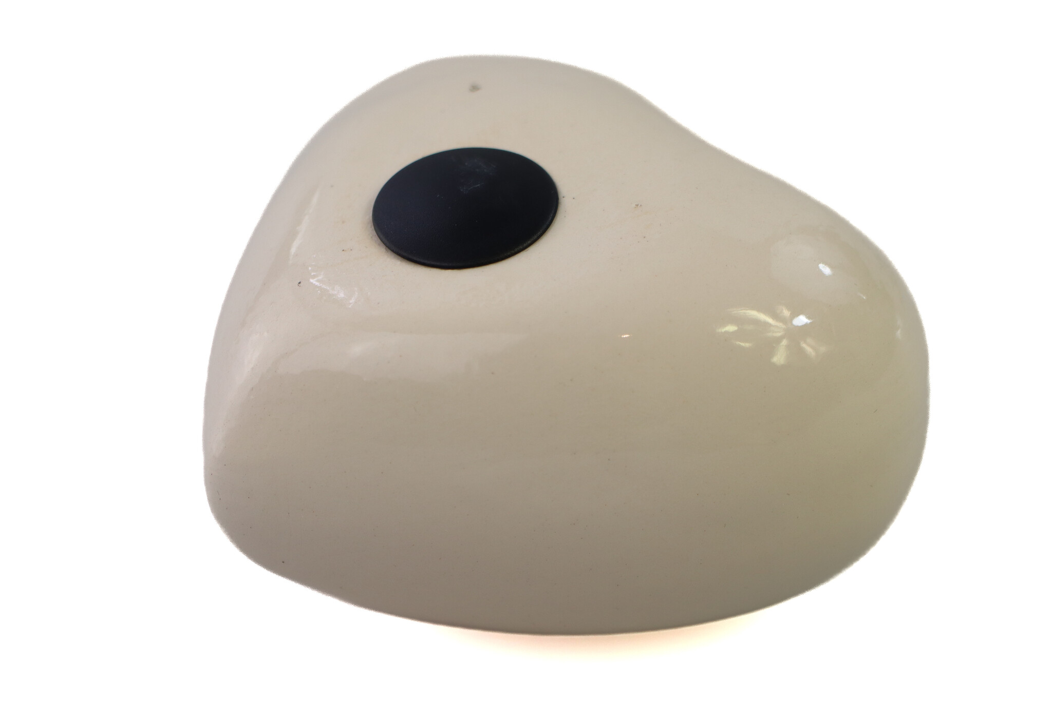 Mini urn wit creme met delftsblauwe vlinder