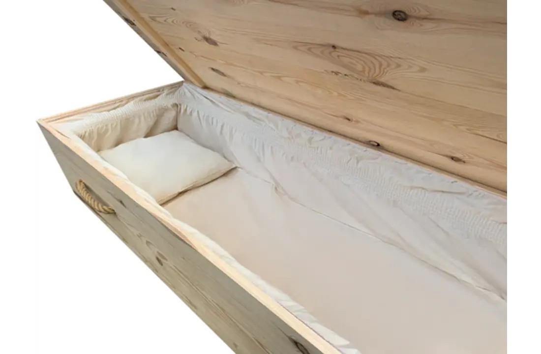 Uitvaartkist met Touw (ECO Friendly) zonder deksel