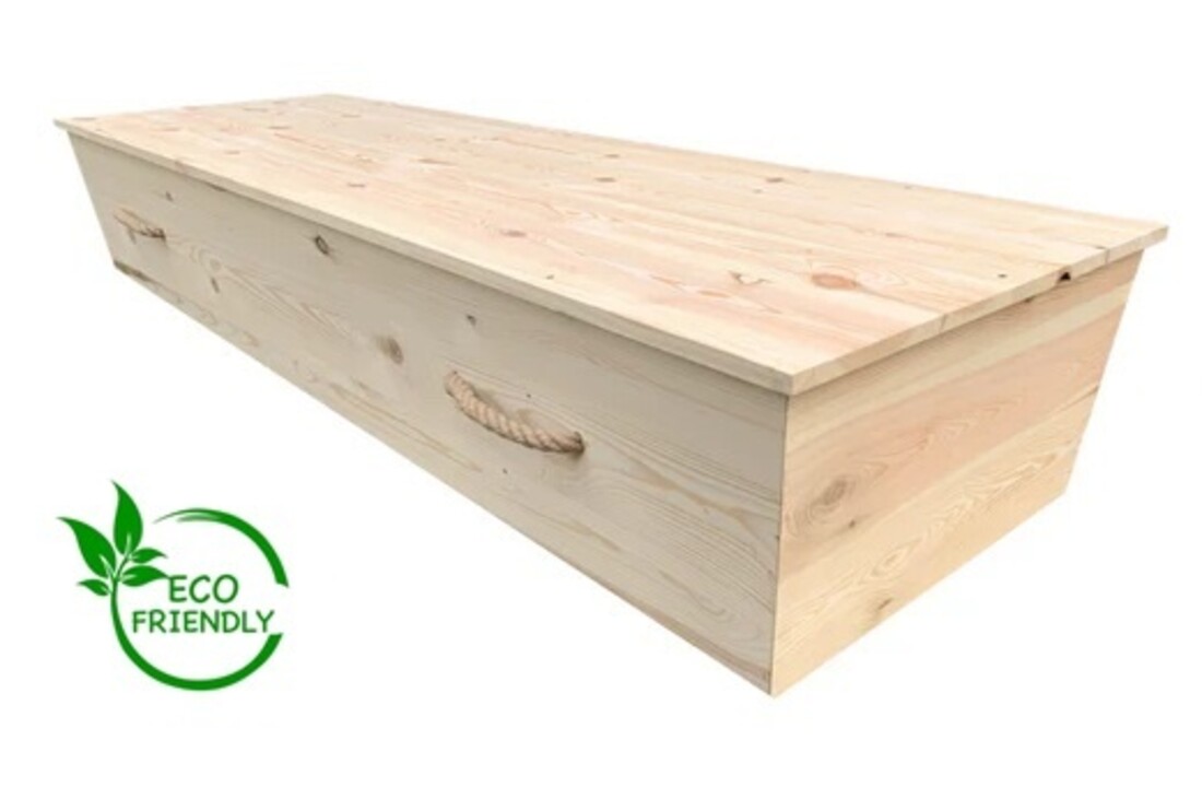 Uitvaartkist met Touw (ECO Friendly) zonder deksel