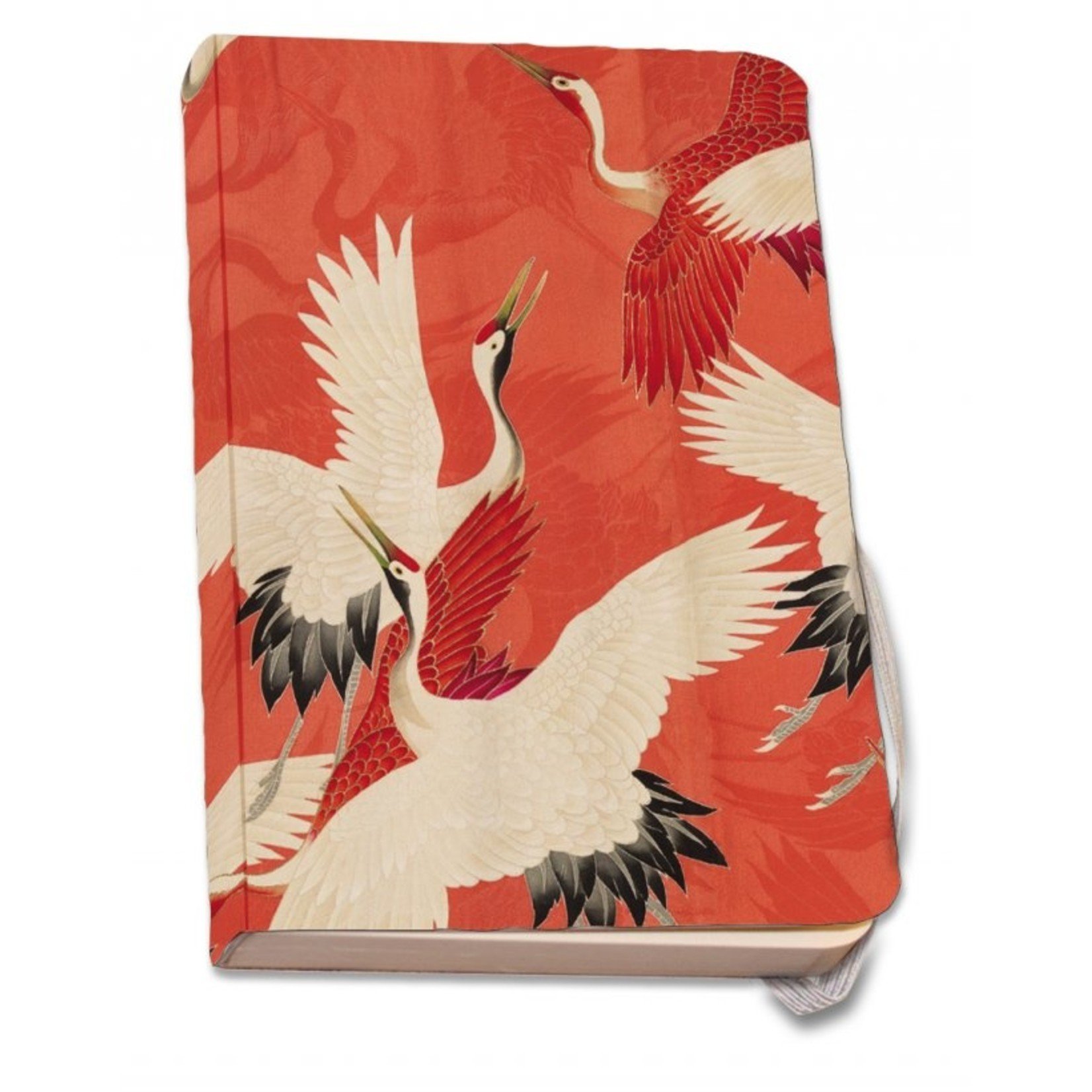 Bekking & Blitz Woman haori with Red and White Cranes(A6) Zachte kaft
