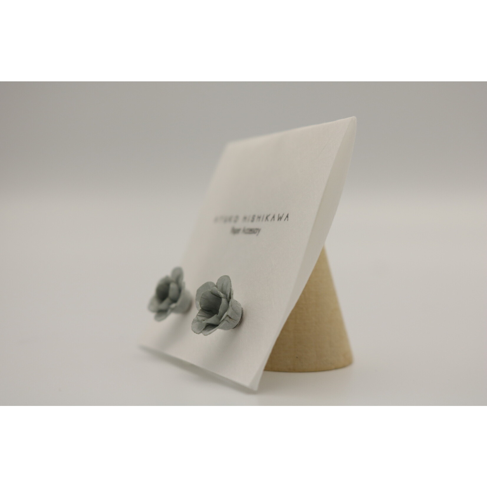 Ayuko Hishikawa Fuji Pair Stud Earrings