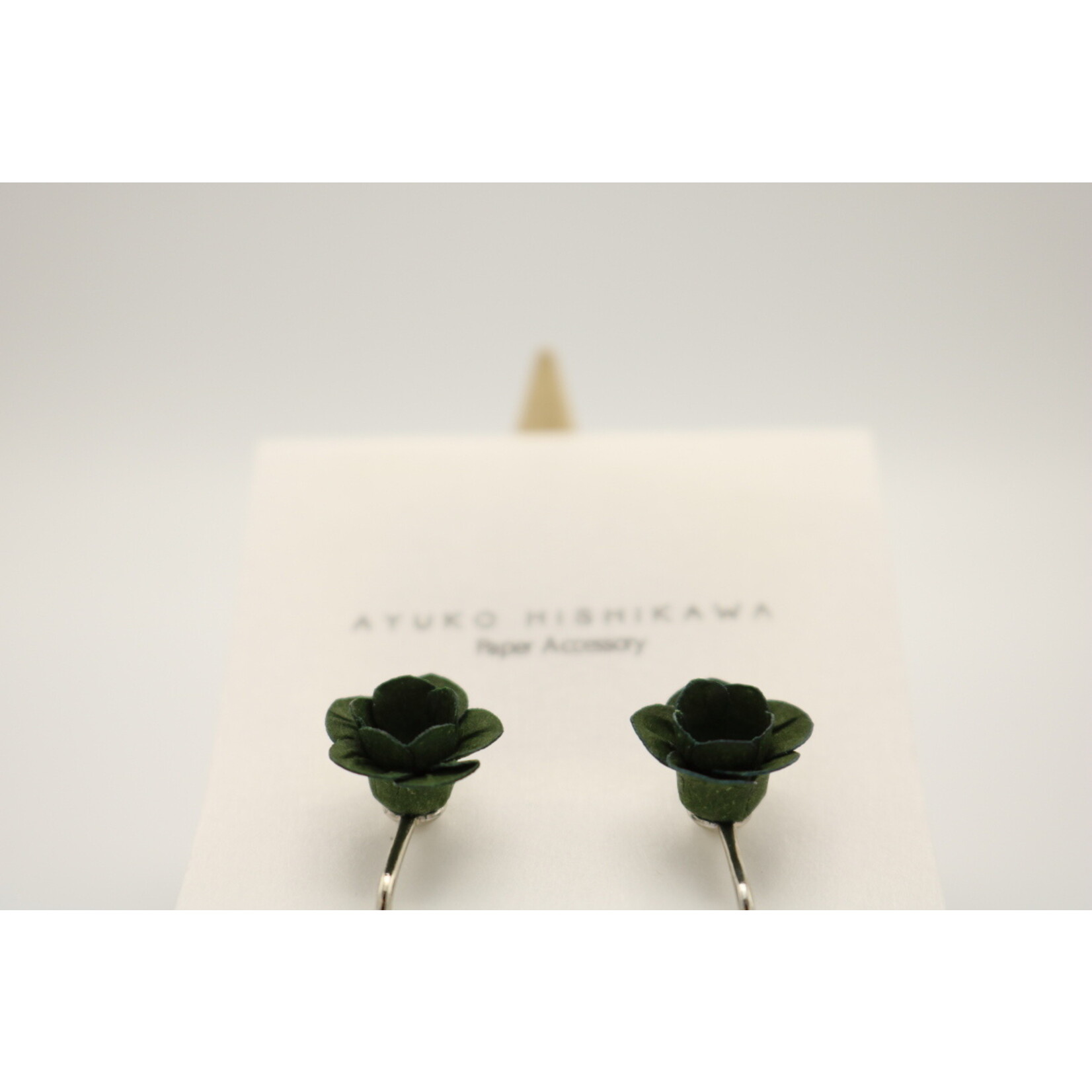 Ayuko Hishikawa Fuji Pair Clip Earrings