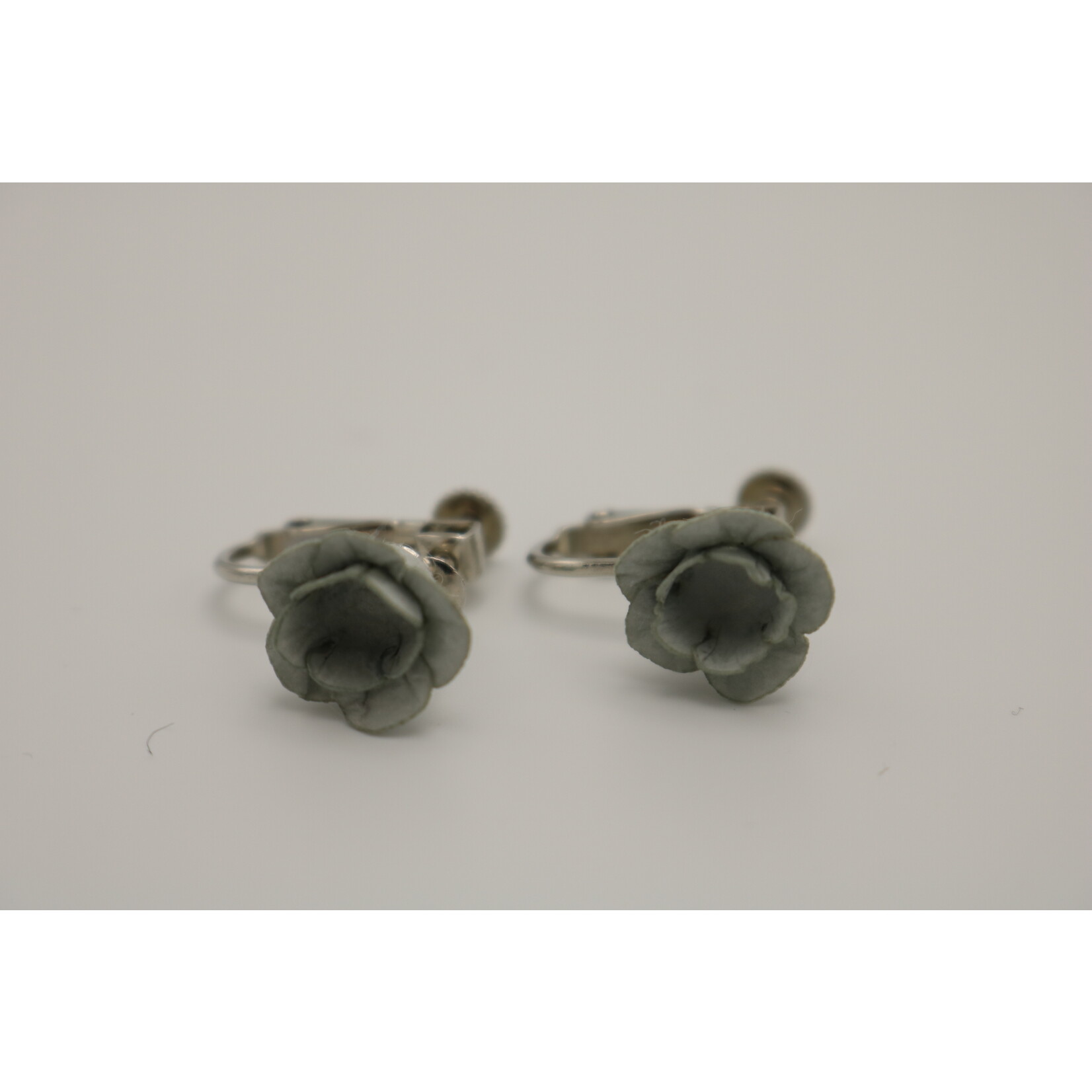 Ayuko Hishikawa Fuji Pair Clip Earrings