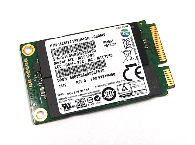 Samsung 128GB MSATA SSD MZMTE128HMGR