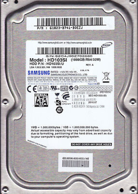 Samsung 1TB HD103SI 32MB