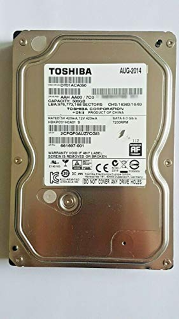 Toshiba 500GB HDD HDKPC01H0A01S