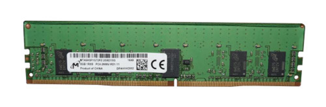 Micron 8GB DDR4 ECC 2666Mhz MTA9ASF1G72PZ-2G6J1RI