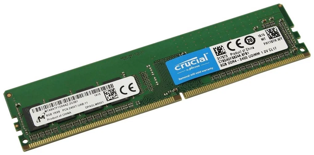 Crucial 8GB DDR4 CT8G4DFS824A.M8FD 2400Mhz Crucial 8GB DDR4 CT8G4DFS824A.M8FD 2400Mhz