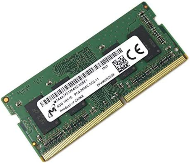 Micron 4GB DDR4 SODIMM MTA4ATF51264HZ-2G6E1