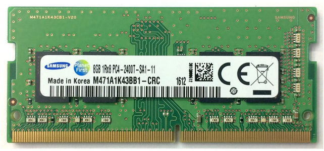 Samsung 8GB DDR4 SODIMM M471A1K43BB1-CRC 2400Mhz