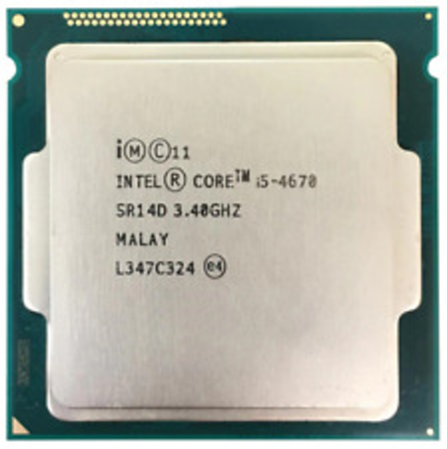 Intel Core i5-4670 4 Cores 3.4 Ghz