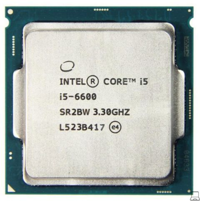 Intel Core i5-6600, 4 Cores, 3.3 Ghz