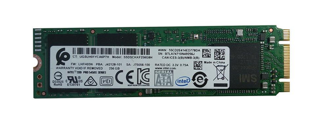 Intel 256GB SSD SSDSCKKF256G8H