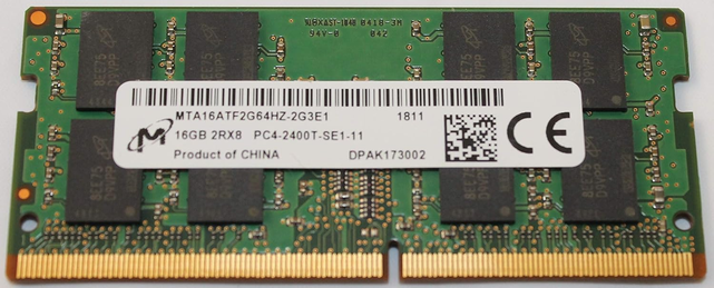 Micron 16GB DDR4 MTA16ATF2G64HZ-2G3E1