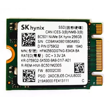 SKhynix 256GB SSD HFM256GDGTNG-83A0A