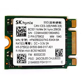 SKhynix 256GB SSD BC501 NVMe