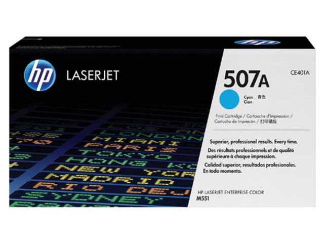 HP 507A  CE401A Blauw