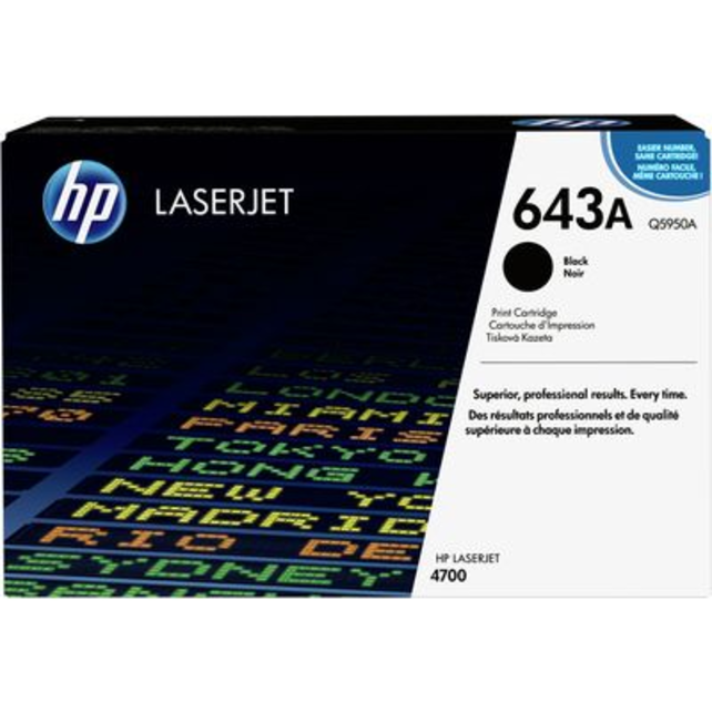 HP 643A Zwart Q5950A