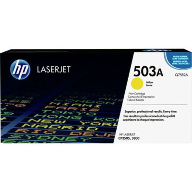 Original Toner HP 503A  Geel Q7582A