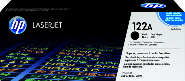 Toner HP 122A Zwart Q3960A Toner HP 122A Zwart Q3960A
