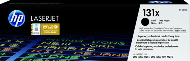 HP Toner 131X Zwart CF210X (Hoge Capaciteit)