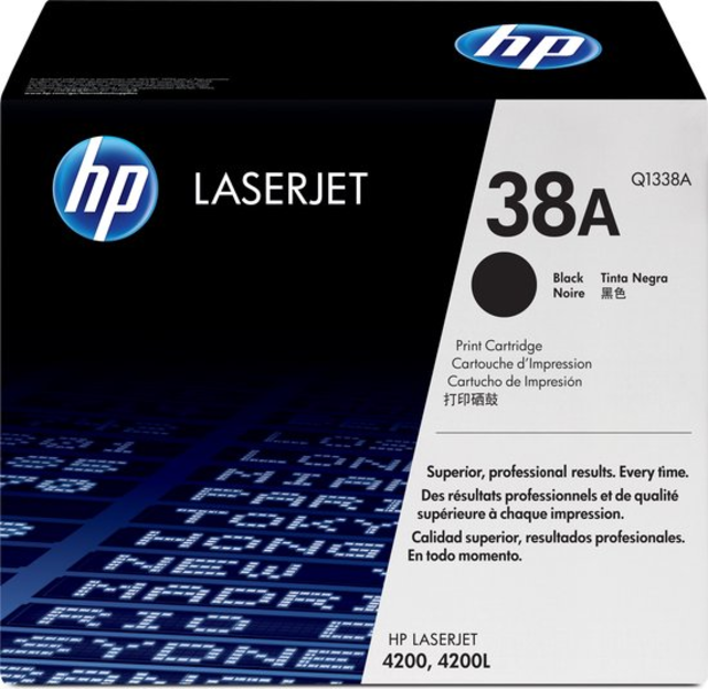 Toner HP 38A Zwart Q1338A