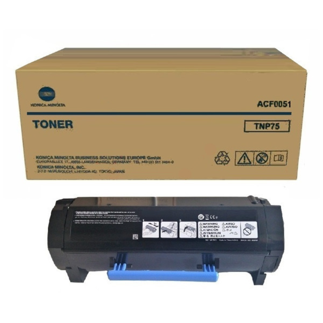 Konica Minolta Toner TNP75 Zwart ACF0051