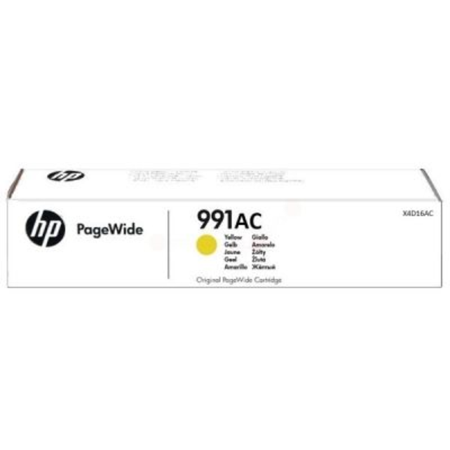 HP PageWild Cardridge 991AC Geel X4D16AC HP PageWild Cardridge 991AC Geel X4D16AC