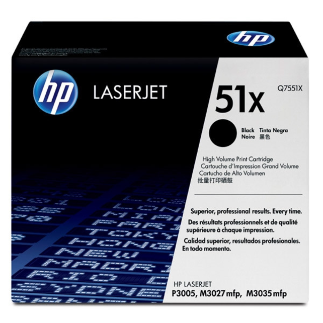 HP 51X Zwart Q7551X