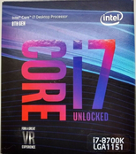 Intel Core i7 - 8700K 3.7 GHz
