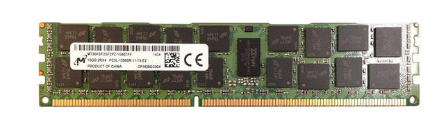 Micron 16GB DDR3 ECC 12800R MT36JSF2G72PZ