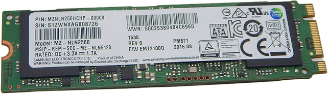 Samsung PM871 256GB M.2 SSD MZ-NLN2560