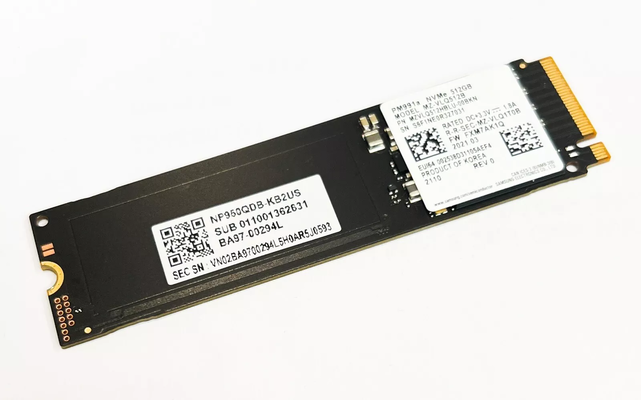 Samsung 512GB NVMe PM991a MZ-VLQ512B